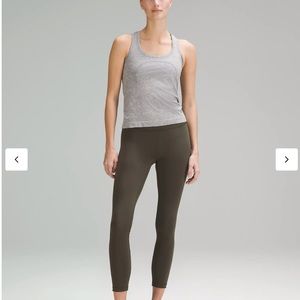 Lululemon Wunder Train High-Rise Tight 25” size 2 DARK OLIVE excellent condition